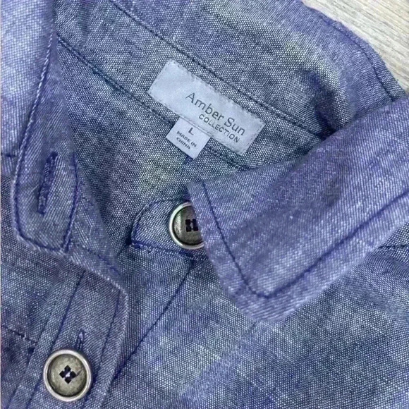 Amber sun collection button up size large - Picture 2 of 4